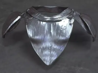 Rusted dark ages armour 3D model