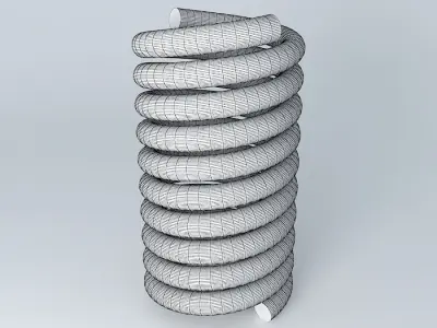 double spring Free 3D model