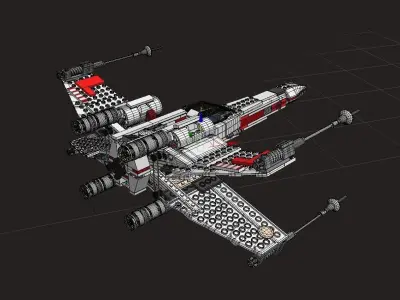 LEGO SW X-Wing 3D model