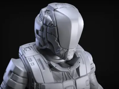 Sci-Fi Armors Sculpt Bundle 2 3D model