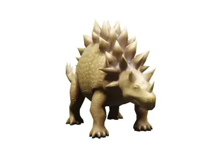 Stegosaurus - Dinosaurus Low-poly 3D model