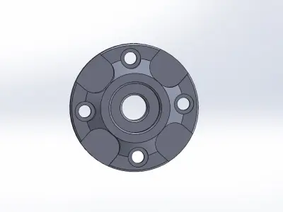 Bush of machine fixture unit 3d solid works model 3D model