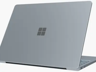 Microsoft Surface Laptop 13 Ocean Rigged 3D model