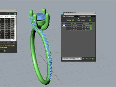 ring code 466 3D print model