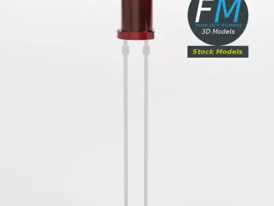 LED diode 3D model