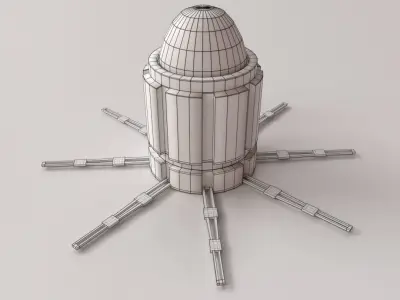 AT2 Anti Tank Mine 3D model