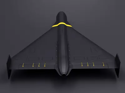 Shahed 238 Jet-Powered Kamikaze Drone Low-poly 3D model