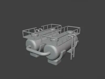 Oil and Gas Industry Set 3D model