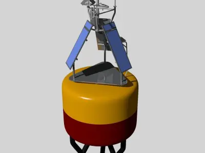 Weather buoy  3D model