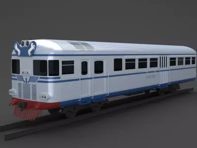 TRAIN KA KUDA PUTIH-MCDW 300 3D model