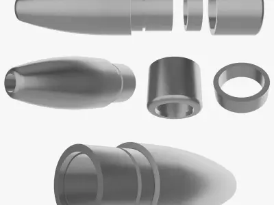 Metallic Maycon  Pellet 3D model