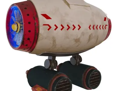 ROBO GUN 3D model