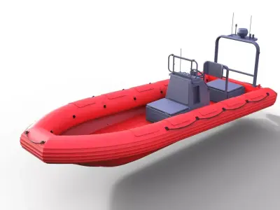 Lifeboat RIB V3 3D print model