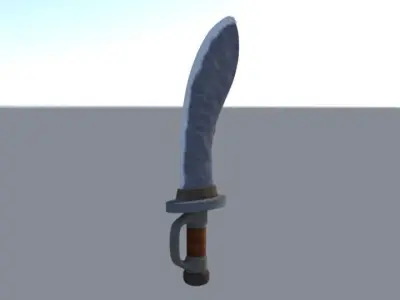 Simple Medieval Weapon Package Low-poly 3D model