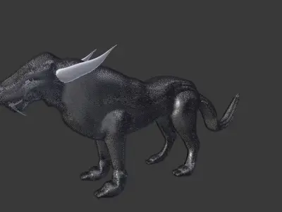 3D Fantasy Puma 3D model