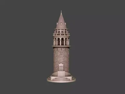 Galata Tower 3D print model