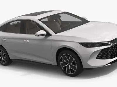 BYD Qin L Hybrid Sedan 2024 White 3D model
