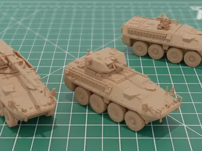 Stryker US Army Military Vehicles 3D Prints 3D print model