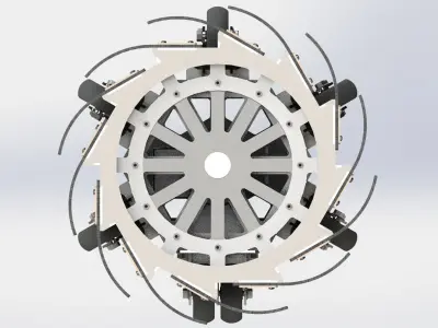 Tube Grinding Robot 3D model