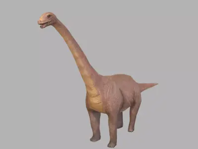 Sauropod Character Low-poly 3D model