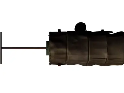 Western Wagon 3D model