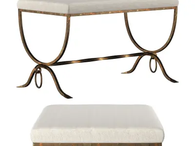 Bench D1915 3D model