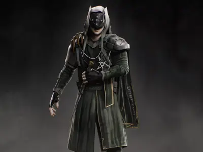 Arknights Dublinn Soldier Low-poly 3D model