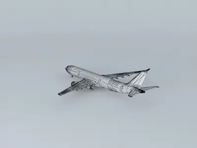 Template - Airbus A330-200 Free 3D model