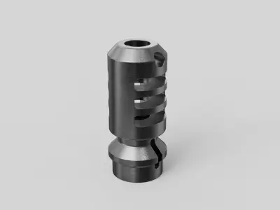 Muzzle brake rif 3D model