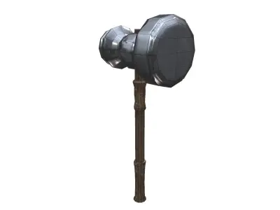 War Hammer Low-poly 3D model purchase