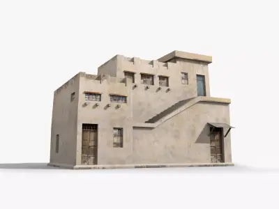 Arab x29 Low-poly 3D model