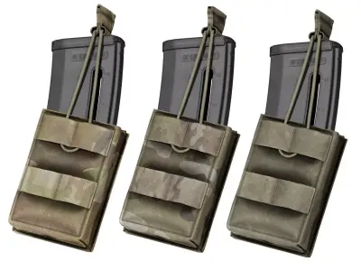 ADA MILITARY POUCHES BUNDLE 02 Low-poly 3D model