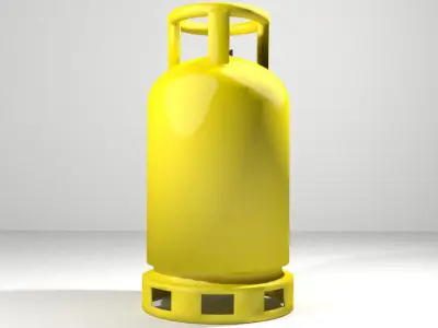 Gas Tank - Cylinder Type 1 3D model