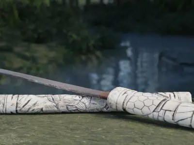Japanese Tanto 3D model