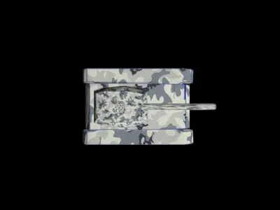 Tank Phantom Low-poly 3D model