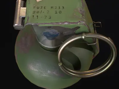 Grenade M67 Low-poly 3D model purchase