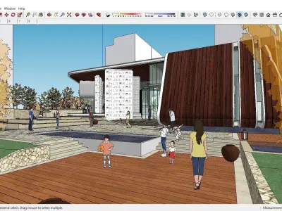 Sketchup Office building A22 3D model