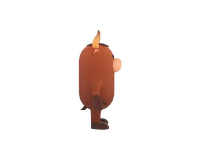 Bull Character  3D model