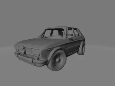 Alfa Romeo 145  Static 3D Printable Model 3D model