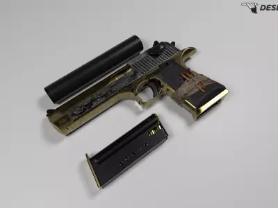 Custom Desert Eagle 3D model