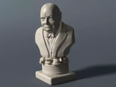 Churchill Bust 3D model