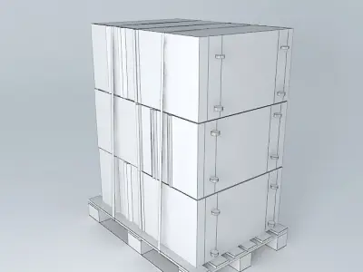 pallet ladeblokken Free 3D model