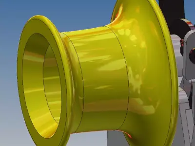 Anchor mooring winch H 12 K2 3D model