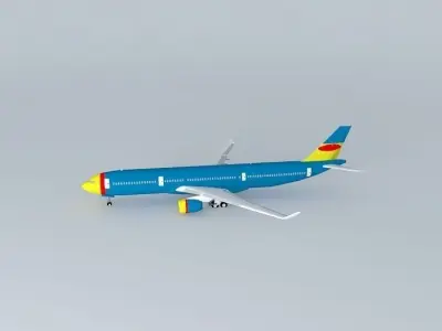 Airbus A330-300 Royal Airways Free 3D model