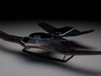 Space Glider 3D model