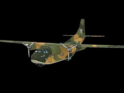 Fairchild C-123 Provider - STL files for 3D printing 3D print model