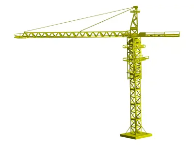 tower crane 3D model shop