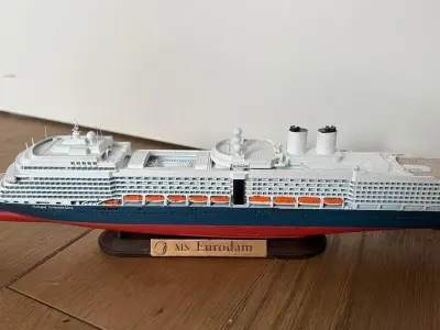 Holland America Line cruise ship MS Eurodam printable 3D model 3D print model