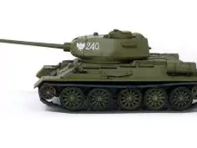 T34 85 obj 135 soviet Free 3D print model