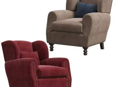 Cinema Armchair 3D model purchase